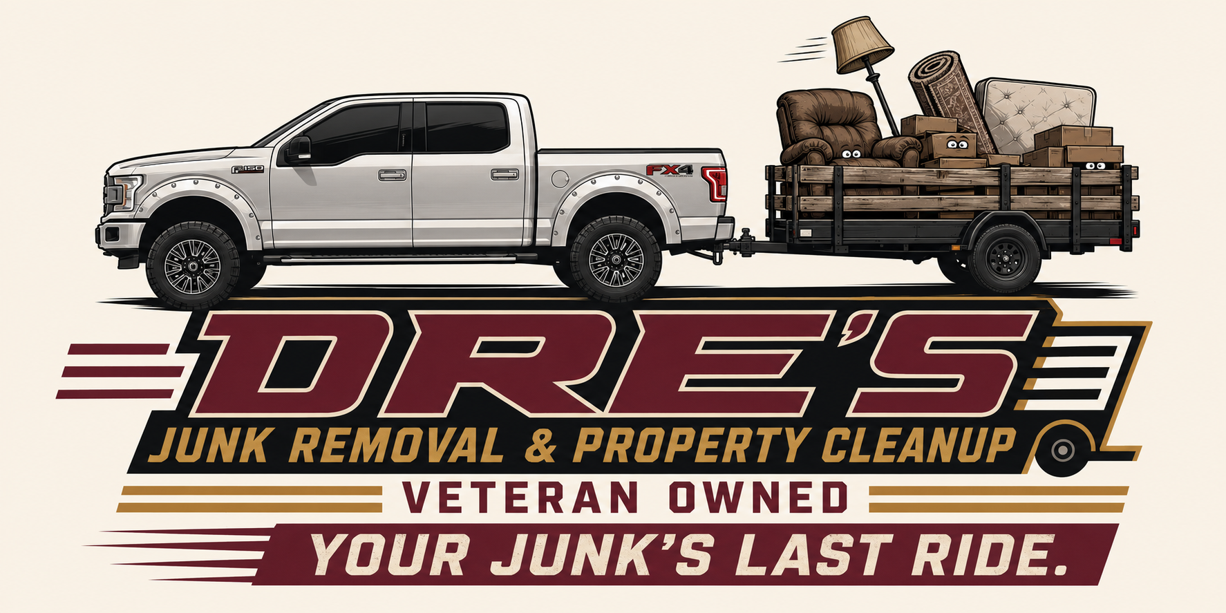 Dre's Junk Removal & Property Cleanup logo